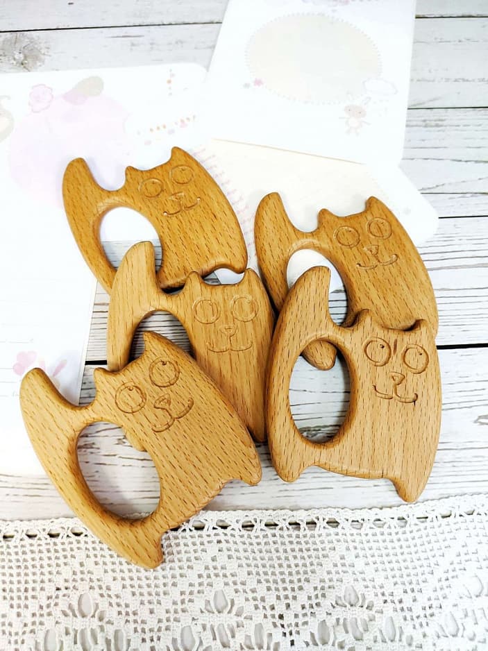 КОТ С РИСУНКОМ  ПРОРЕЗЫВАТЕЛЬ БУК покрытие льняное масло